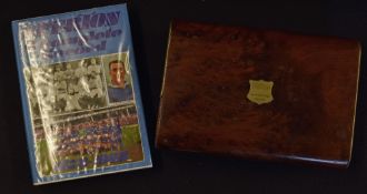 Walnut Box with Engraved Shield ‘1888/89 Everton Football League James Costley’ with some trim