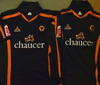2006-2009 Wolverhampton Wanderers Football Shirts to include a home long sleeve shirt with No.13 ‘