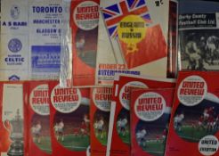 1969/1970 Manchester Utd home football programmes (27) including England v Russia (U23’s and Wigan