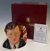 1994 Manchester Utd double season, hand painted character jug, limited edition, of Alex Ferguson