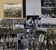 1958 South Africa Tour to UK Football Press Photographs and Newspaper Cuttings to include a large