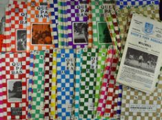 Collection of Queens Park Rangers home match football programmes with good content of 1960’s/1970’