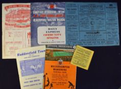 Selection of football programmes to include 1944/45 Aldershot v Chelsea 9 December 1944 war league