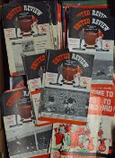 Collection of Manchester Utd homes from early 1960’s to late 1980’s. (1 box of quantity)