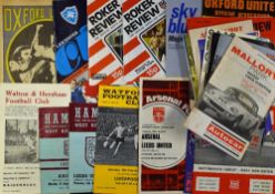 Selection of Mixed Football Programmes from 1957 to 1980s to include Nottingham Forest homes, with
