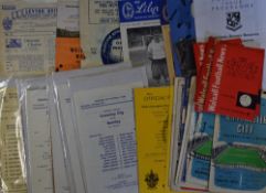 Selection of football programmes to include 1954/55 Leicester City v Sunderland, 1957/58 Aston Villa