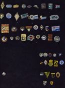 Collection of European football club badges circa 1960’s onwards to include Russia (Dinamo Kiev,