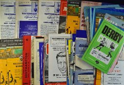Mixed 1960s Football Programmes consisting of English League and Cup fixtures, some late 1950s