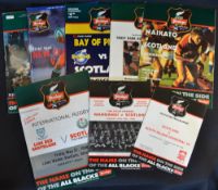 1996 Scotland Tour of NZ Rugby Programmes (8): Splendid clean, often large colourful issues v