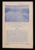 1950/1951 Shrewsbury Town v Mansfield Town football programme 28 April 1951. Fair-Good.