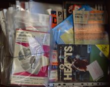 Quantity of Assorted Scottish Football Programmes from 1970s onwards featuring teams such as Partick