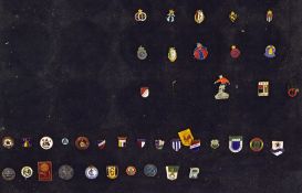 Collection of European football club badges circa 1960’s onwards to include Belgium (Anderlecht,