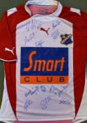 ‘Lyn 1896’ [Norway] Signed Football Shirt a short sleeve shirt with no number to the reverse,