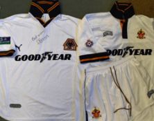 1999-2000 Darren Bazeley Signed Wolverhampton Wanderers Away Football Shirt a short sleeve shirt,