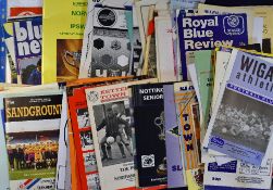 County Cup Football Programme Selection from 1960s onwards a mixed selection in mixed condition A/