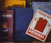 Collection of small football books to include Little book of Liverpool, The Liverpool Miscellany x 2