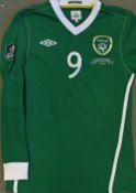 2011 Kevin Doyle Signed Ireland International Football Shirt a match issue shirt with ‘Macedonia