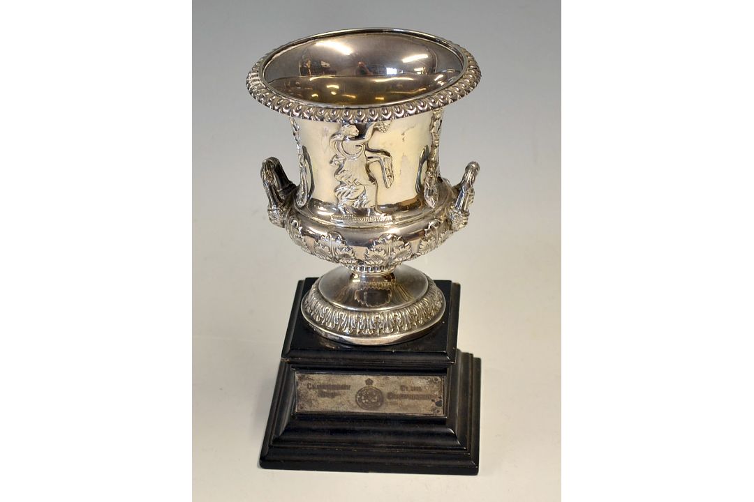 1933-34 Royal Calcutta Golf Club Centenary Cup Sterling Silver ornate miniature urn c.1929 –