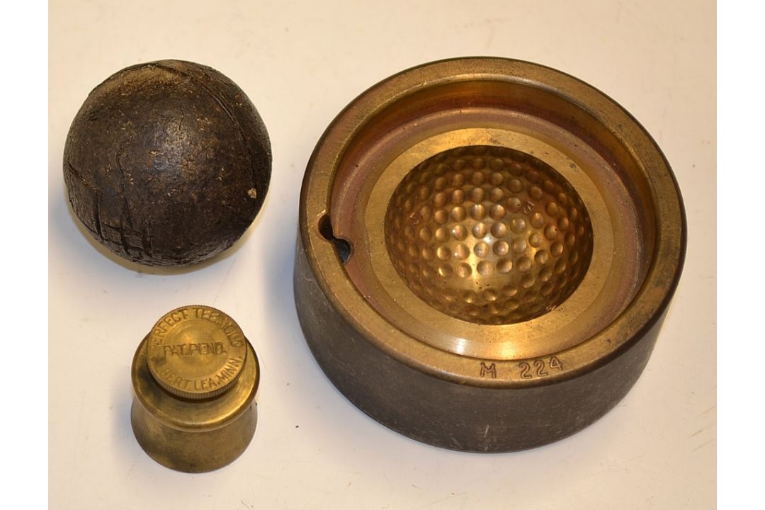 Rare golf ball sand tee, dimple golf ball mould and smooth rubber golf ball (3) Rare Albert Lea -