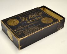 Early Golf Ball Box c.1898 – The Telegraph Manufacturing Co “The Helsby Gutta Percha Golf Ball”
