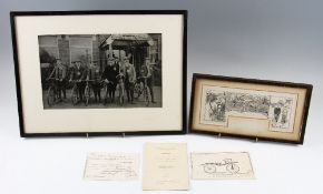 1907 Wisely Hut – Ripley Cycling Photograph frame measures 40x30cm approx. together with a Victorian