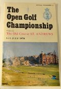 1970 Official Open Golf Championship programme - played at St Andrews and won by Jack Nicklaus for