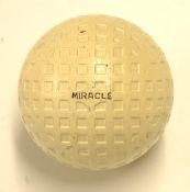 The Miracle lattice pattern rubber core golf ball - retaining all the original white finish – in