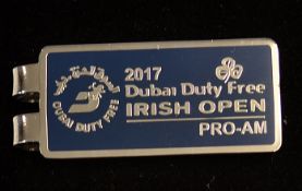 2017 The Irish Open Golf Championship Players Money Clip: Played at Portstewart GC. won by Jon