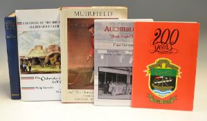 Auchterlonie, Bruntsfield, Crail, Muirfield and The R&A Collection – two signed (5) - “
