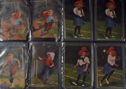 E P Kingella Prints and Postcards 35 postcards, The Hope of his Side mounted print 54 x 38cm, Out