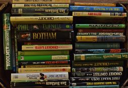 Selection of Various Cricket Books to include some auto-biographies such as Botham, R.