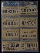 Selection of Midland Railway and LMS Luggage Labels including various places Southport,