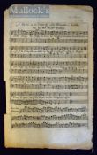 C.1718 A Song in the Comedy called Woman’s a Riddle’ by C. Bullock set by William Turner single