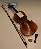 Musical Instrument - Michael Pötshcer Violin with internal label reads ‘musikalischer Instrumenten