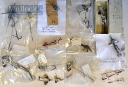 Collection of dead bait fishing mounts (15) – to incl 9x various Hardy’s, 4x Archer Baits, and other