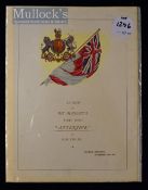 Launch Of H.M.S. Attentive Elswick Shipyard, Newcastle upon Tyne 1904 Programme An attractive