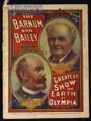 The Barnum And Bailey Greatest Show On Earth At Olympia Circa 1898 Programme An Impressive 28 page