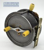 H Moore Liverpool by Dingley The Nova alloy casting reel – 4.25” dia with quarter rim cut out,