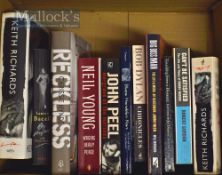 Various Rock/Pop Related Books including Keith Richards, Dylon, Young, Joy Division plus scarce