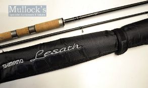 Fine Shimano Lesath SLE  333 HX carbon spinning rod – 12ft 2pc with fully fitted line guides, 50-