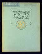 Argentina - Buenos Aires Western Railway Electrification Early 1930s Publication - A large 31 page
