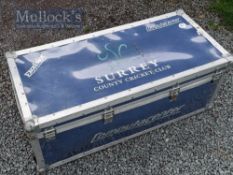 Cricketer’s Travel Trunk Former property of Jason Ratcliffe a capped player who played for Surrey