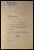 Autograph - Cole Porter (1891-1964) Signed Typed Letter dated 1954 May 8th, signed in bold to the