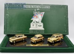 Lledo British Motoring Classics of the 1960s Special 24 Carat Gold-Plated Limited-Edition Sets