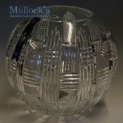 House of Waterford Crystal Glass Rose Bowl Limited Edition 154/250 with certificate, design