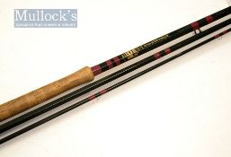 Bruce and Walker Hexagraph salmon fly rod – 15ft 3pc line 10-12# - lined butt and tip guides –