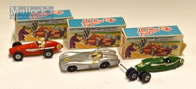 Crescent Toys Diecast Model Ferrari 2.5 litre Grand Prix Racing Car with original box (missing flap)