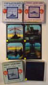 Vintage Coloured Lantern Slides British Battle Ships Primus Junior Lecturers Series 3 different Sets