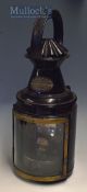 Early Tri Colour Hand Signalling Lamp By Davey & Co 88 West India Dock Road London 36cm High