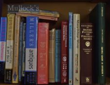 Selection of Various Antique Books to include A Dictionary of Artists 1760-1893, Pottery & Porcelain